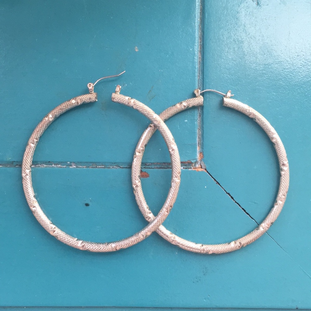 Costume jewelry hoops